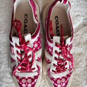 Coach tennis shoes — excellent shape - size 9